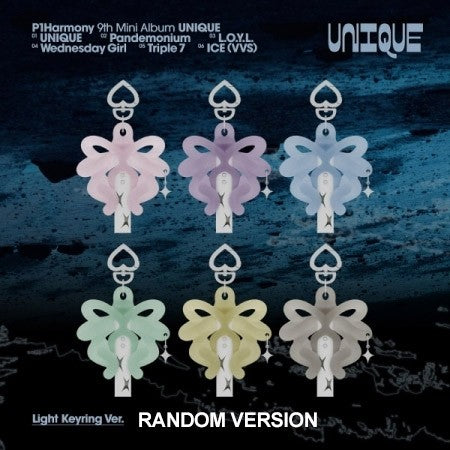[LIGHT KEYRING] P1Harmony 9th Mini Album - UNIQUE (Random Ver.) CD_186555.jpg