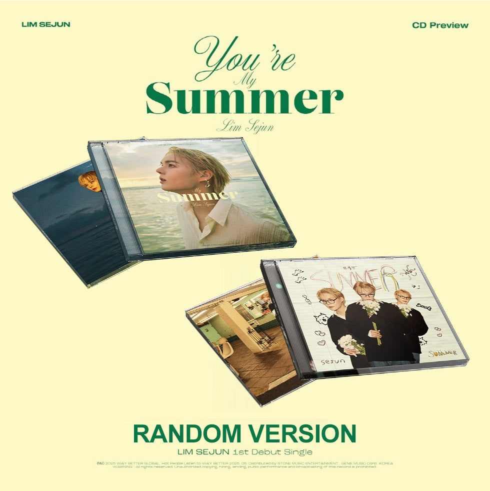 LIM SEJUN 1st Single Album - You’re My Summer (Random Ver.) CD_173492.jpg