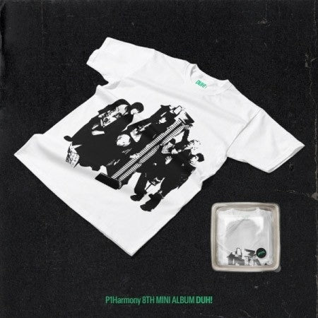 [Limited] P1Harmony 8th Mini Album - DUH! (Plain White T Ver.) CD_173115.jpg