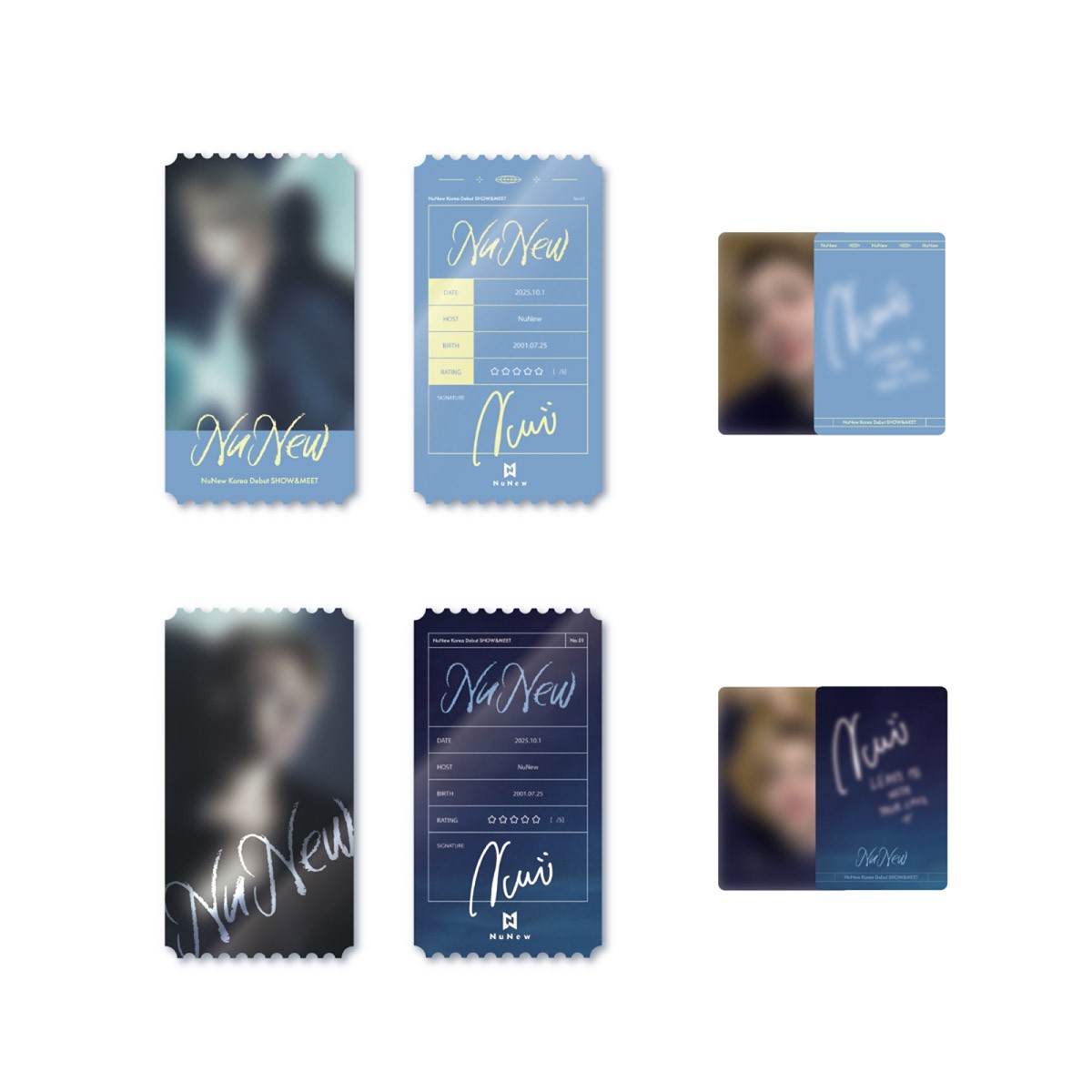NuNew Korea Debut SHOW&MEET Goods - TICKET SET_181693.jpg
