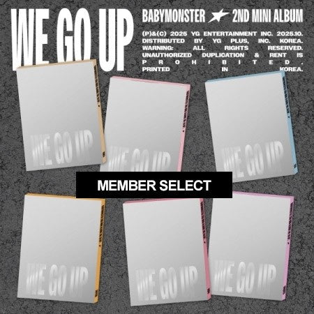 [PATTERN] BABYMONSTER 2nd Mini Album - WE GO UP (Member Select Ver.) CD_179597.jpg