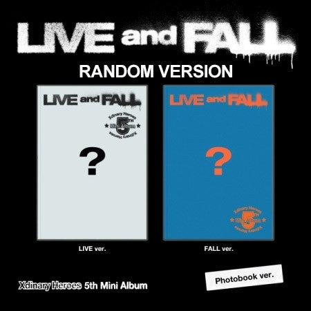 [Photobook] Xdinary Heroes 5th Mini Album - LIVE and FALL (Random Ver.) CD_164377.jpg