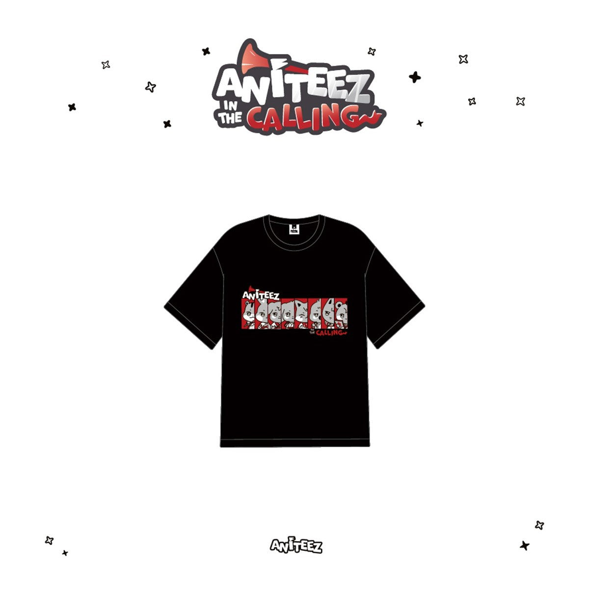 [Pre Order] ATEEZ x ANITEEZ IN THE CALLING Goods - T-SHIRT (BLACK)_178959.jpg