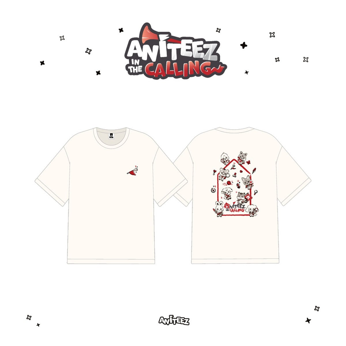 [Pre Order] ATEEZ x ANITEEZ IN THE CALLING Goods - T-SHIRT (CREAM)_178958.jpg