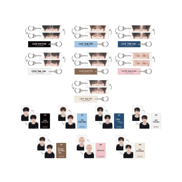[Pre Order] CLOSE YOUR EYES CLOSER TO MY ARCHIVE Goods - LENTICULAR KEYCHAIN + PHOTOCARD SET_173014.jpg