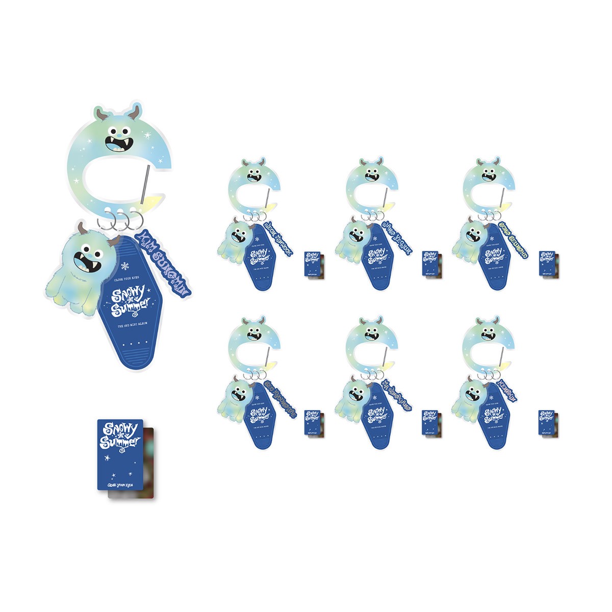 [Pre Order] CLOSE YOUR EYES Snowy Summer Goods - CARABINER KEYRING_177583.jpg