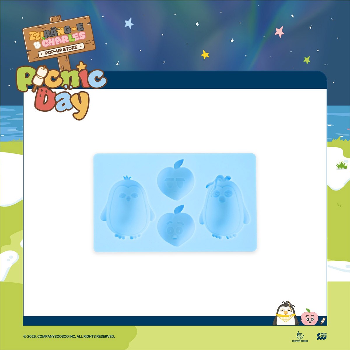 [Pre Order] DOH KYUNG SOO ZZirang-e & Charles Picnic Day Goods - ICE TRAY_174134.jpg