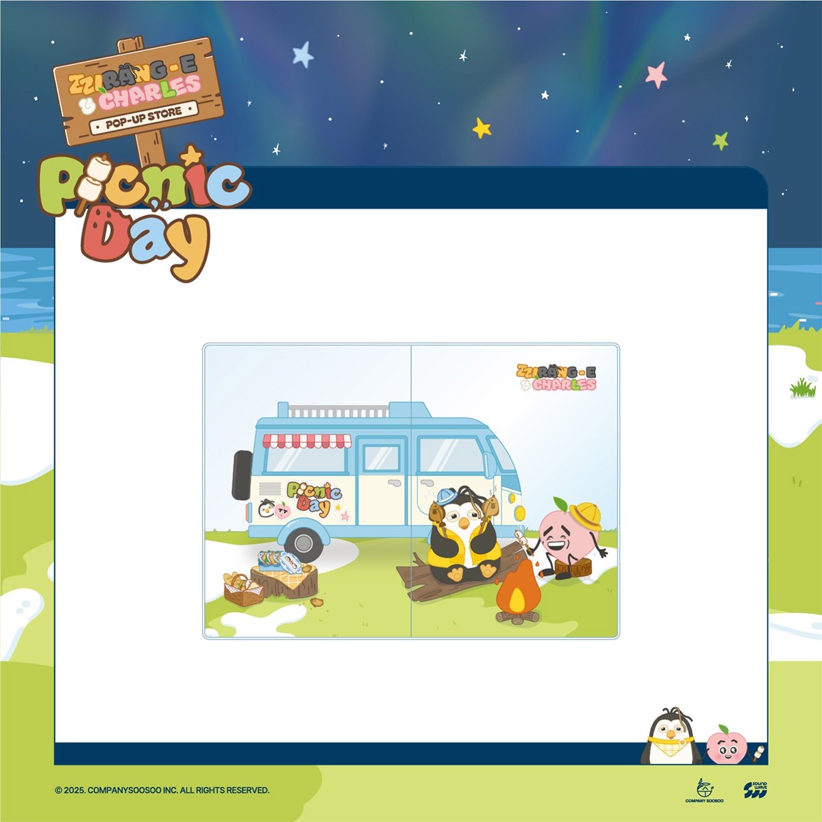 [Pre Order] DOH KYUNG SOO ZZirang-e & Charles Picnic Day Goods - PASSPORT CASE_174128.jpg