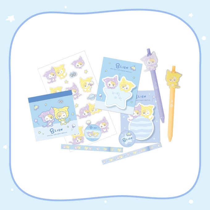 [Pre Order] IU Found at Eight Goods - Stationery Set (8LIEN ver.)_180611.jpg