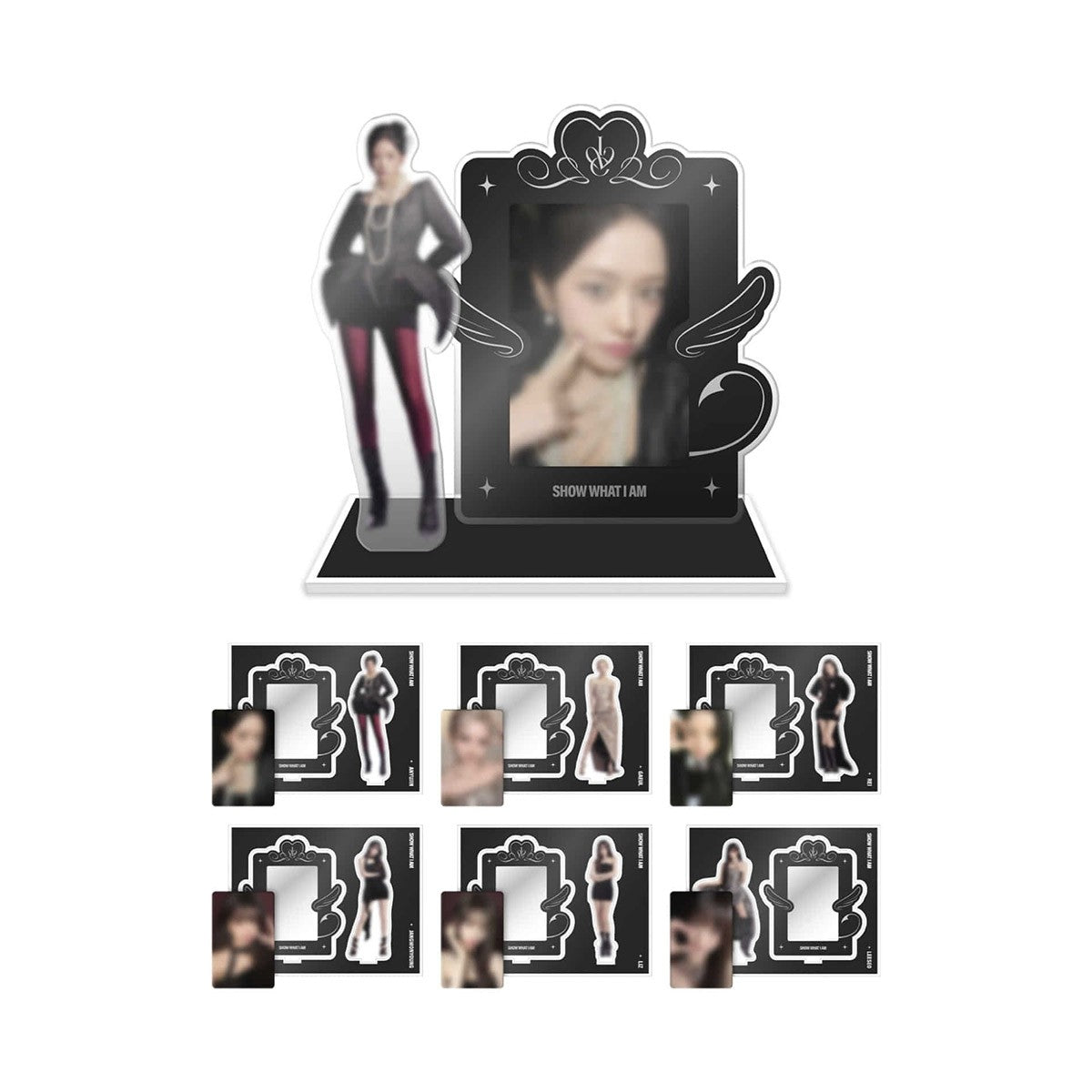 [Pre Order] IVE SHOW WHAT I AM Goods - ACRYLIC PHOTOCARD STAND SET_181673.jpg