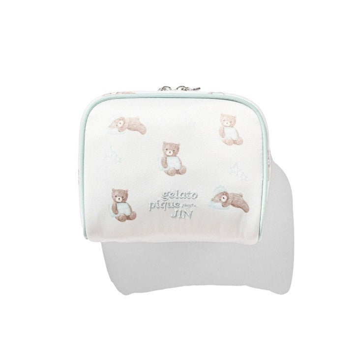 [Pre Order] JIN gelato pique meets JIN Goods - Bear Pattern Pouch (Mint)_175868.jpg