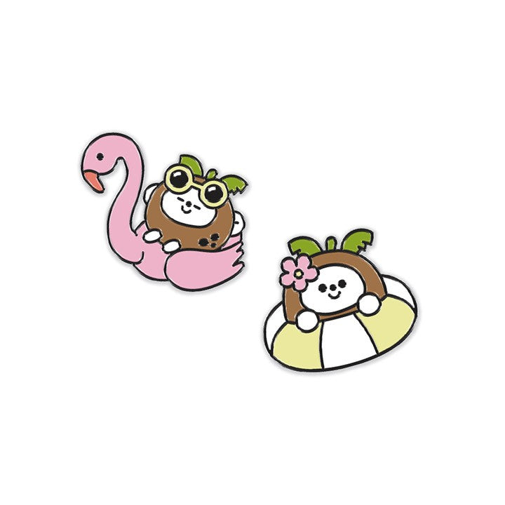 [Pre Order] KIM JUN SU Junsu's Azit Goods - COCONUT METAL BADGE SET_179200.jpg