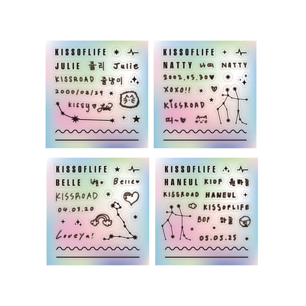 [Pre Order] KISS OF LIFE KISS ROAD Goods - LIGHT STICK DECO STICKER SET_177239.jpg