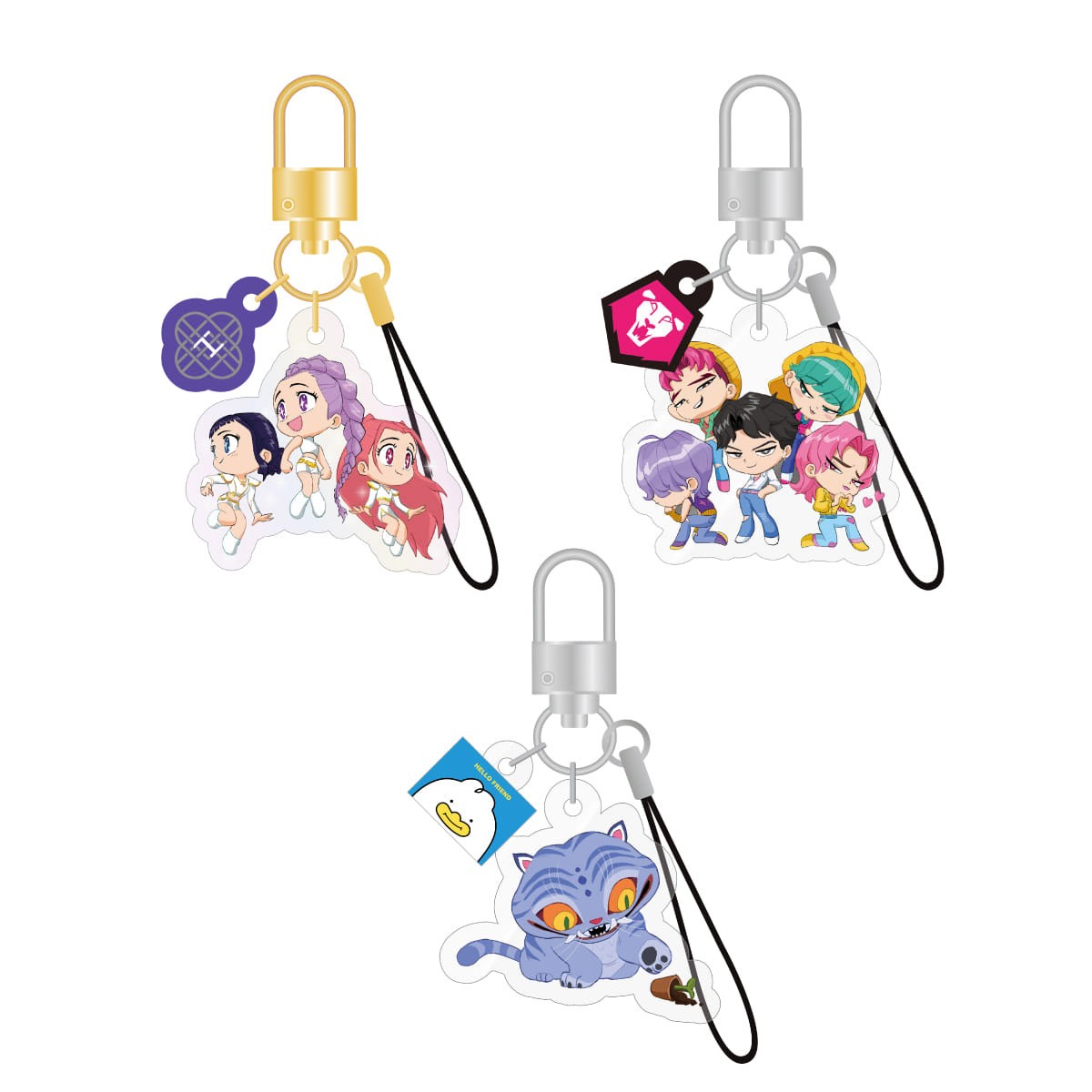 [Pre Order] KPOP DEMON HUNTERS Goods - OFFICIAL LIGHT STICK KEYRING CHARM_180516.jpg