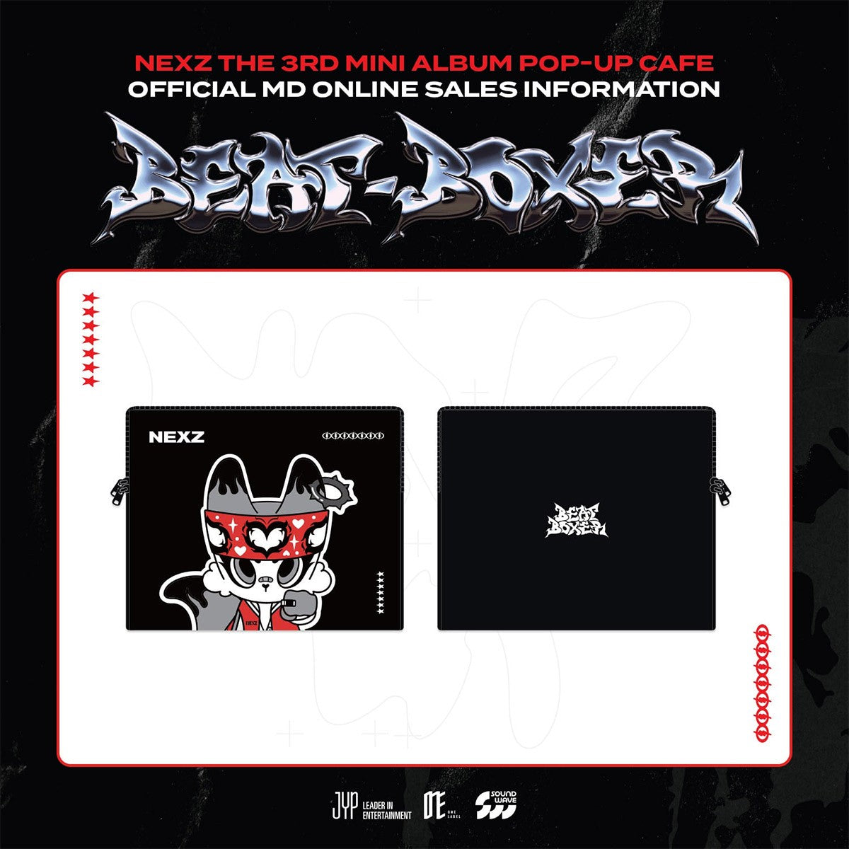 [Pre Order] NEXZ BEAT BOXER Goods - FOX2Y LAPTOP POUCH_182274.jpg