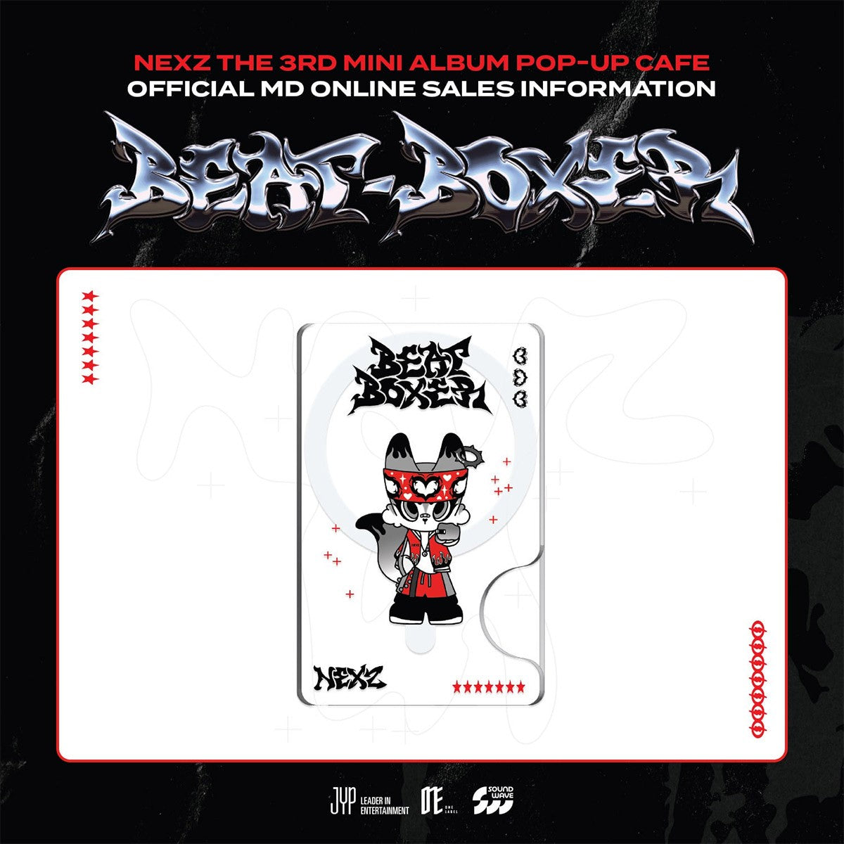 [Pre Order] NEXZ BEAT BOXER Goods - FOX2Y MAGNETIC CARD HOLDER_182267.jpg