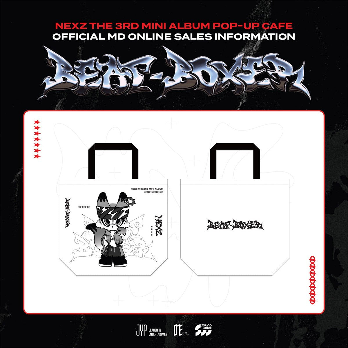 [Pre Order] NEXZ BEAT BOXER Goods - FOX2Y REUSABLE BAG_182275.jpg