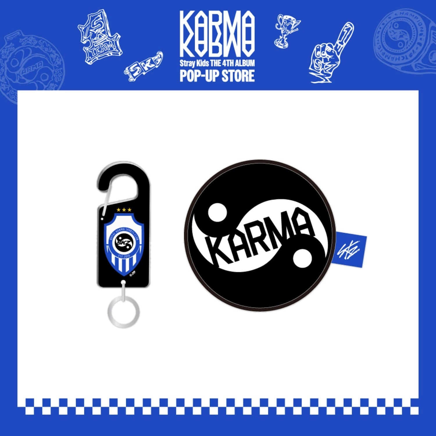 [Pre Order] Stray Kids POP-UP STORE [KARMA] MD - (ACRYLIC CARABINER & BALL POUCH SET)_178629.jpg