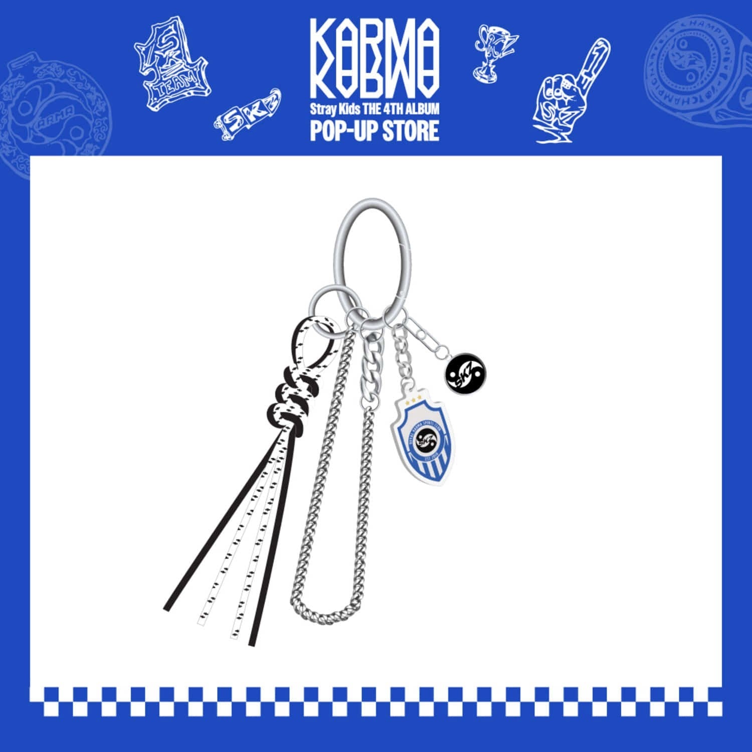 [Pre Order] Stray Kids POP-UP STORE [KARMA] MD - (CEREMONY METAL KEYRING)_178651.jpg