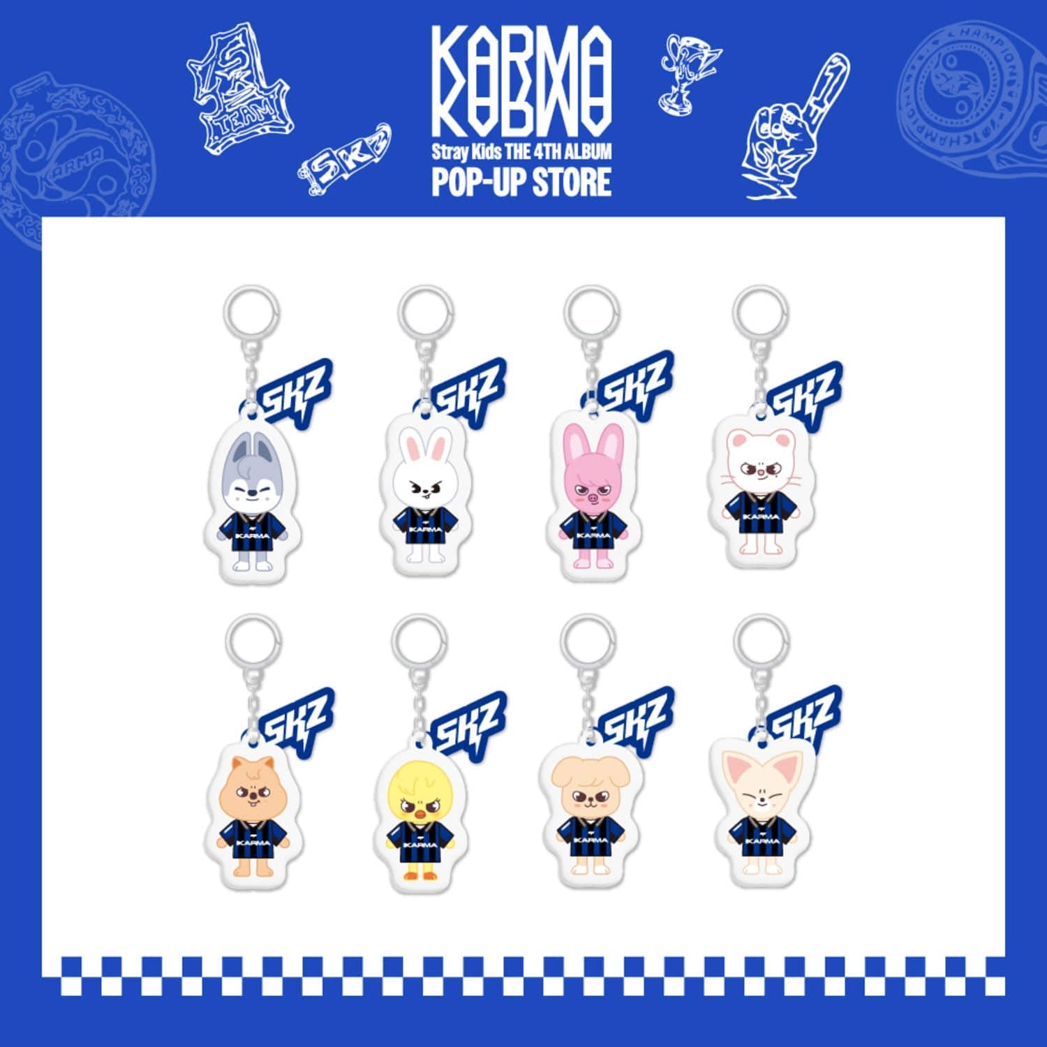 [Pre Order] Stray Kids POP-UP STORE [KARMA] MD - (SKZOO YINYANG KEYRING)_178633.jpg