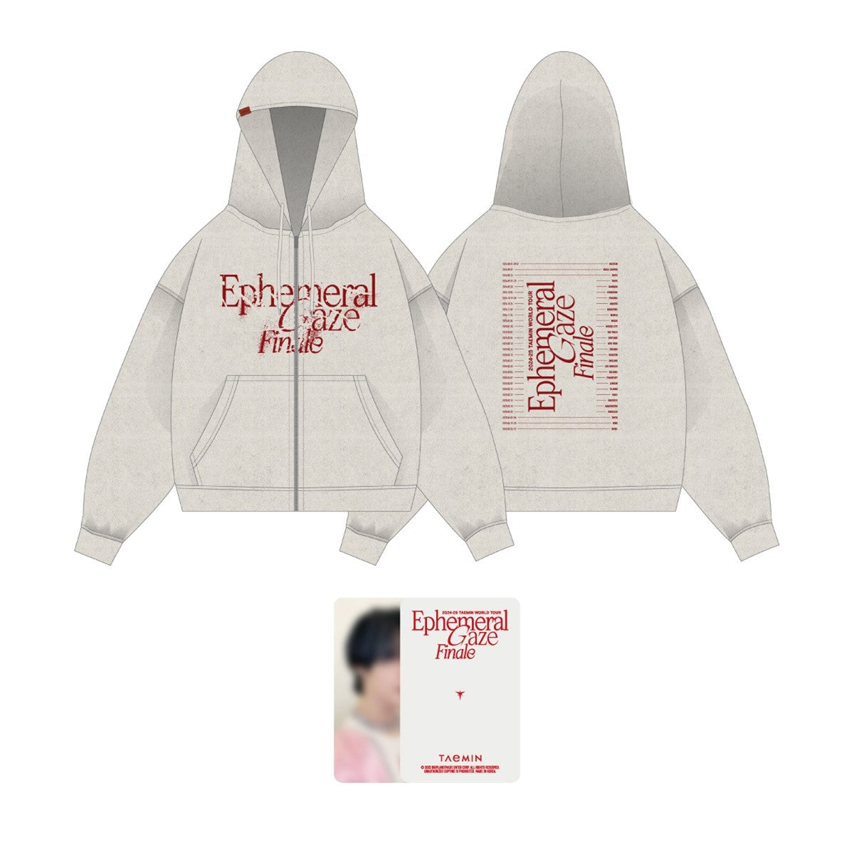 [Pre Order] TAEMIN Ephemeral Gaze Finale Goods - HOODIE ZIP-UP (TOUR ROUTING ver.)_173252.jpg