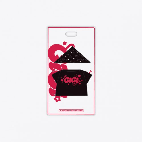 [Pre Order] YUQI Motivation POP-UP Goods - GIGI 18CM PLUSH DOLL COSTUME (BANDANA + T-SHIRTS)_180701.jpg