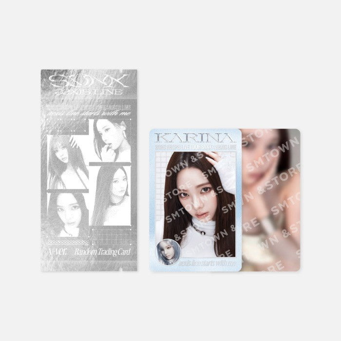[Pre Order] aespa SYNK aexis Line Goods - RANDOM TRADING CARD SET (X ver.)_178807.jpg