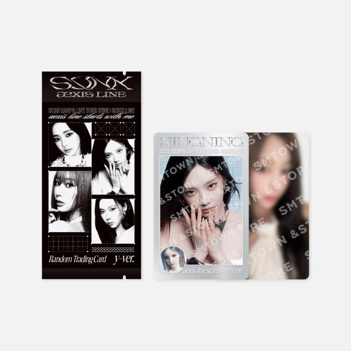 [Pre Order] aespa SYNK aexis Line Goods - RANDOM TRADING CARD SET (Y ver.)_178808.jpg
