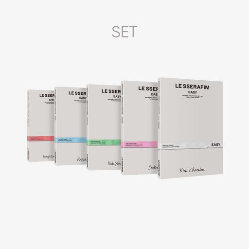 [SET][COMPACT] LE SSERAFIM 3rd Mini Album - EASY (SET Ver.) 5CD_154653.jpg