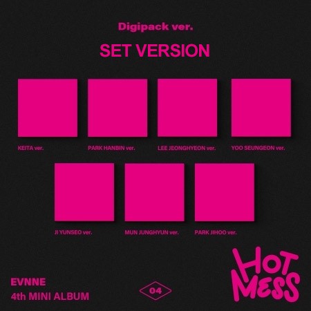 [SET][Digipack] EVNNE 4th Mini Album - HOT MESS (SET Ver.) 7CD_168906.jpg
