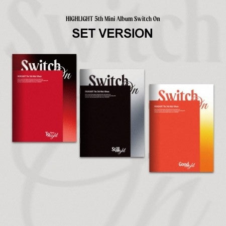 [SET] HIGHLIGHT 5th Mini Album - Switch On (SET Ver.) 3CD_155527.jpg