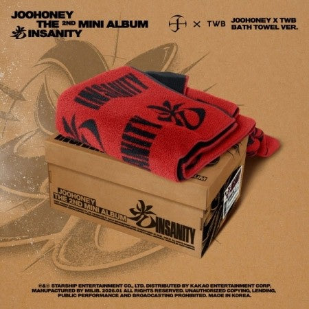 [Smart Album][LIMITED] JOOHONEY 2nd Mini Album - 光 (INSANITY) (JOOHONEY X TWB BATH TOWEL VER.)_184520.jpg