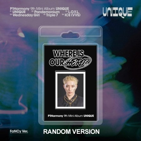 [Smart Album] P1Harmony 9th Mini Album - UNIQUE (Random Ver.) FANCY VER._186559.jpg
