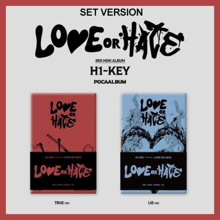 [Smart Album][SET] H1-KEY 3rd Mini Album - LOVE or HATE (SET Ver.) 2POCA_159552.jpg