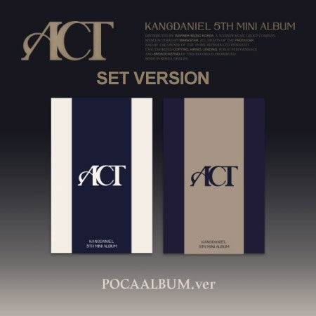 [Smart Album][SET] KANG DANIEL 5th Mini Album - ACT (SET Ver.) 2POCA ALBUM_163045.jpg