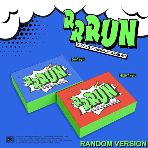 [Smart Album] X:IN 1st Single Album - RRRUN (Random Ver.) CD_178365.jpg