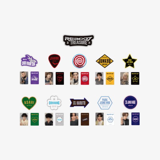 TREASURE REBOOTTOUR Goods - PATCH SET_TREASURE_158130.jpg
