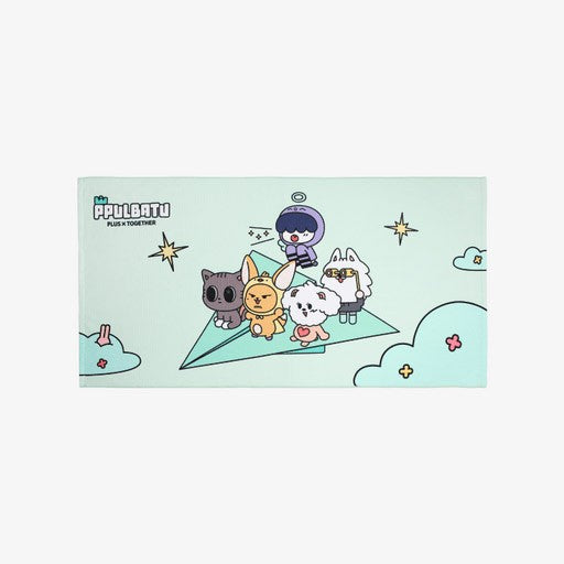 TXT PPULBATU Goods - BEACH TOWEL (mint)_177877.jpg