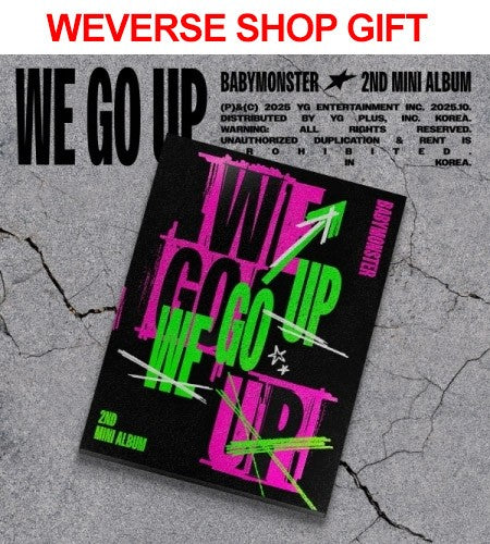 [Weverse Shop Gift] BABYMONSTER 2nd Mini Album - WE GO UP (UP Ver.) CD_179620.jpg