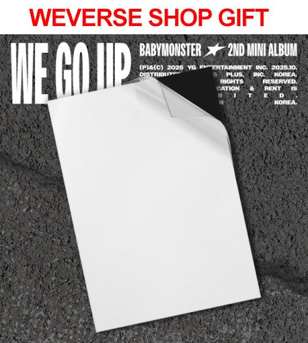 [Weverse Shop Gift] BABYMONSTER 2nd Mini Album - WE GO UP (WE Ver.) CD_179619.jpg