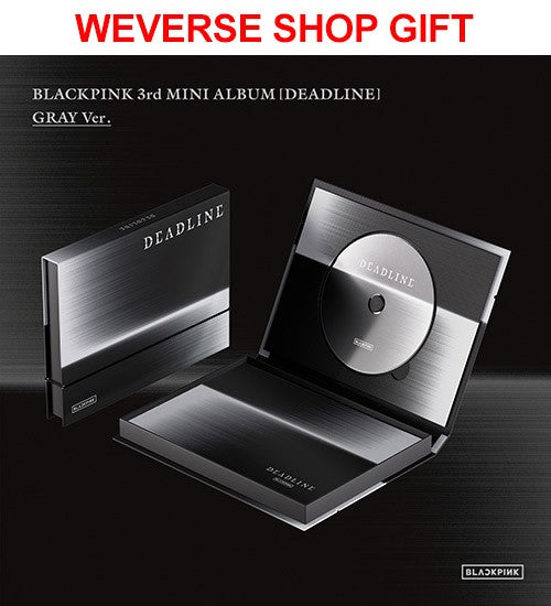 [Weverse Shop Gift] BLACKPINK 3rd Mini Album - DEADLINE (GRAY Ver.) CD_185175.jpg