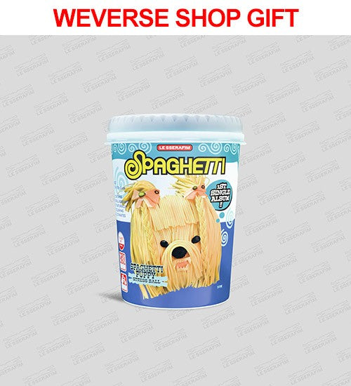 [Weverse Shop Gift] LE SSERAFIM 1st Single Album - SPAGHETTI (STRESS BALL Ver.) CD_181183.jpg