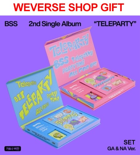 [Weverse Shop Gift][SET] BSS 2nd Single Album - TELEPARTY (SET Ver.) 2CD_168236.jpg