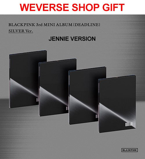 [Weverse Shop Gift][SILVER] BLACKPINK 3rd Mini Album - DEADLINE (JENNIE Ver.) CD_185171.jpg