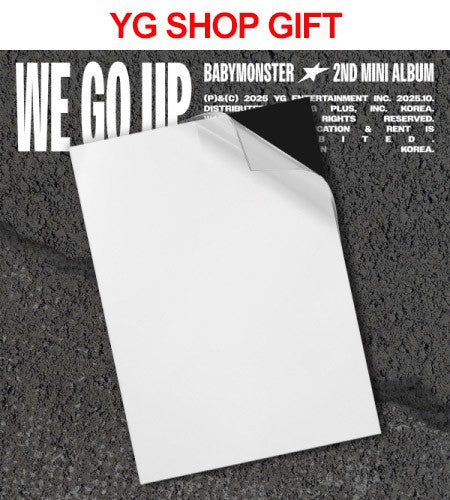 [YG Shop Gift] BABYMONSTER 2nd Mini Album - WE GO UP (WE Ver.) CD_179607.jpg