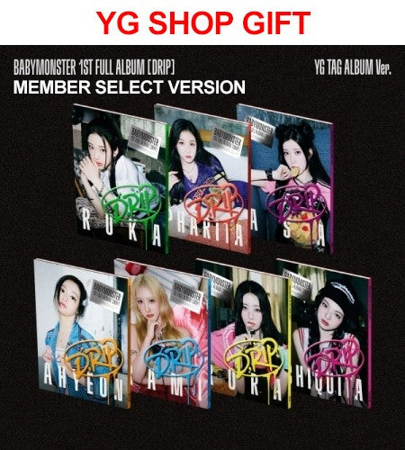 [YG Shop Gift][Smart Album] BABYMONSTER 1st Album - DRIP (Member Select Ver.) YG TAG ALBUM Ver._165336.jpg