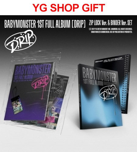 [YG Shop Gift][SET] BABYMONSTER 1st Album - DRIP (BINDER / ZIP LOCK Ver.) 2CD_165335.jpg