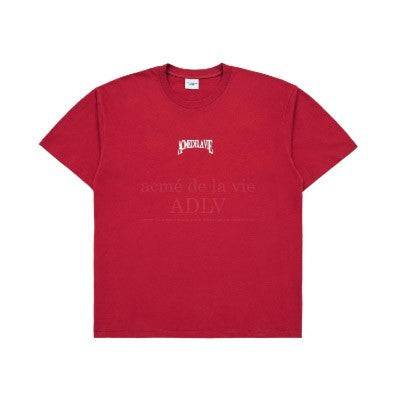 acme de la vie with JEONGHAN - AE LOGO SHORT SLEEVE T-SHIRT RED_155319.jpg