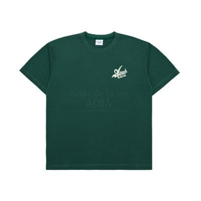 acme de la vie with JEONGHAN - BIG LOGO 2 PRINTING SHORT SLEEVE T-SHIRT DEEP GREEN_155314.jpg