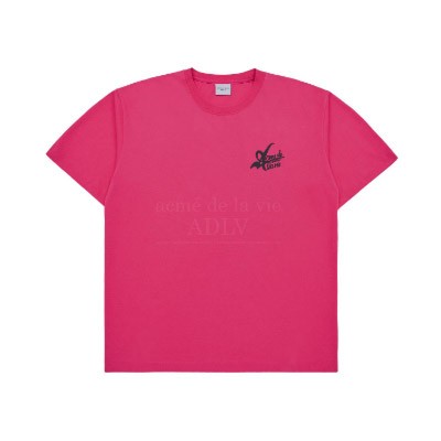 acme de la vie with JEONGHAN - BIG LOGO 2 PRINTING SHORT SLEEVE T-SHIRT PINK_155312.jpg